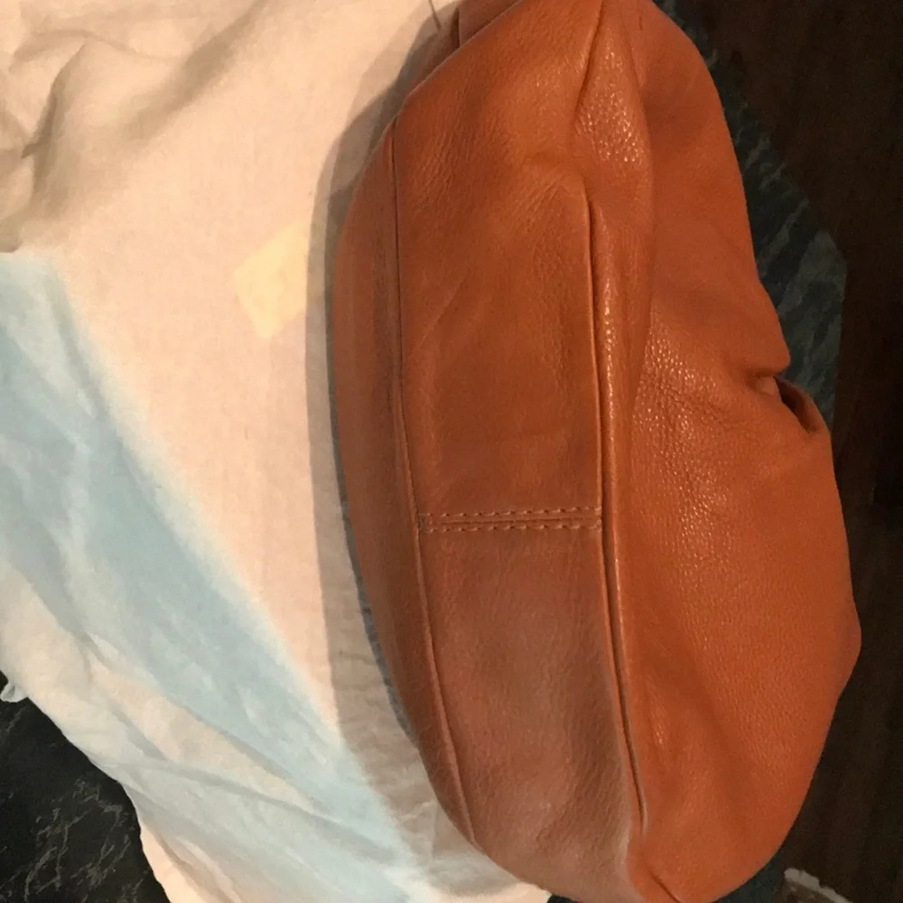 Marc by Marc Jacobs Orange Leather Hobo Shoulder Bag